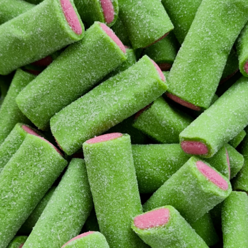 1KG Bulk Bag Blowpipes Bites Sour Watermelon Gummi