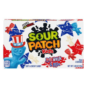 Sour Patch Kids Red White Blue Video Box