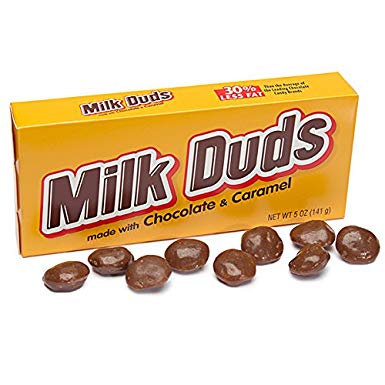 Hersheys Milk Duds With Chocolate & Caramel 141g Theatre Box