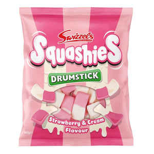 Squashies Strawberry and Cream Flavour Drumstick 140g
