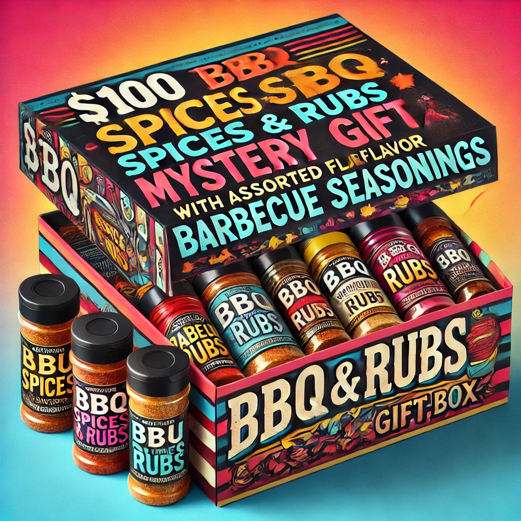 $100 BBQ Spices & Rubs Mystery Gift Box