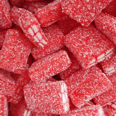 1KG Bulk Bag  Strawberry Bricks