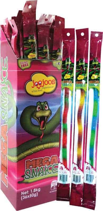 Joojoos Wrapped Mega Snake 40cm