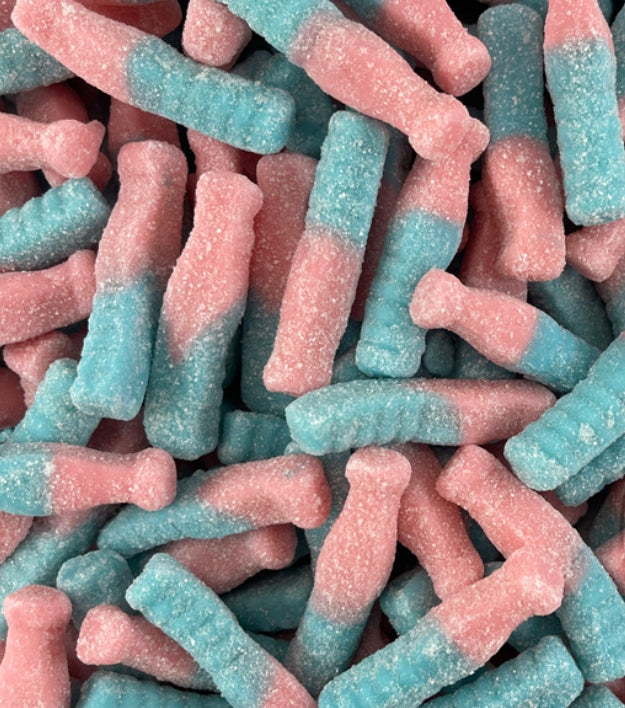 UK Fizzy Bubblegum Bottles (200g)