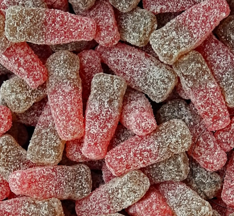UK Fizzy Cherry Cola Bottles 1kg Bag