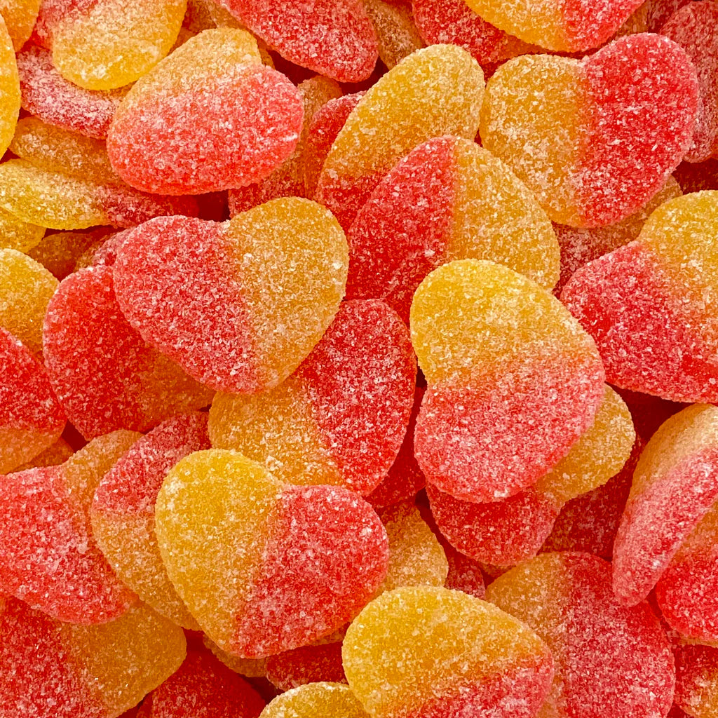 Sour Peach Hearts