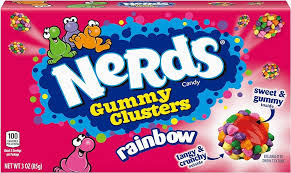 Nerd rainbow clusters theatre box