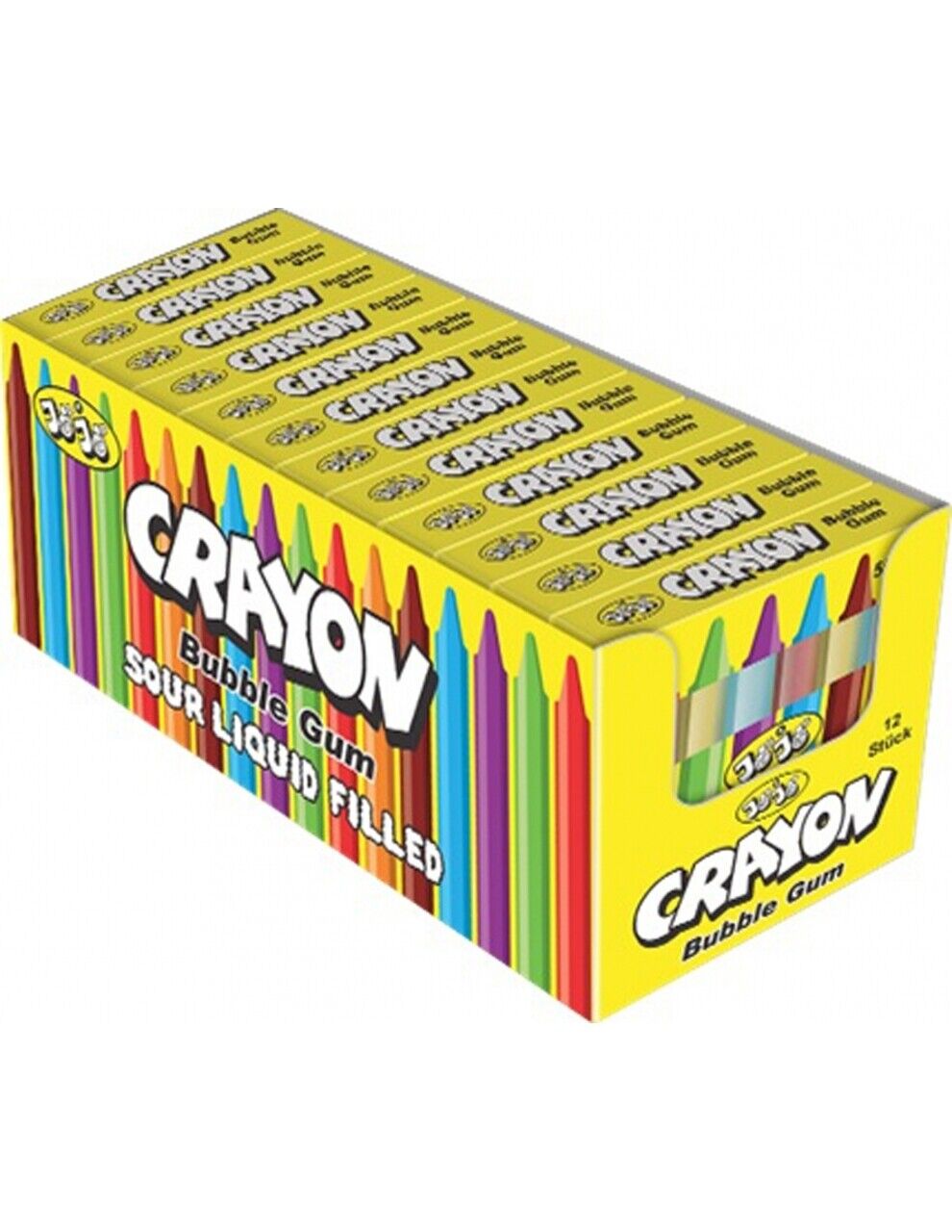Sour Liquid Filled Gum Crayons